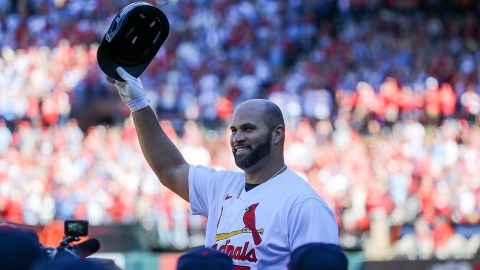 Albert Pujols fue aplaudido en todos los estadios que visitó durante su temporada de despedida en Grandes Ligas.