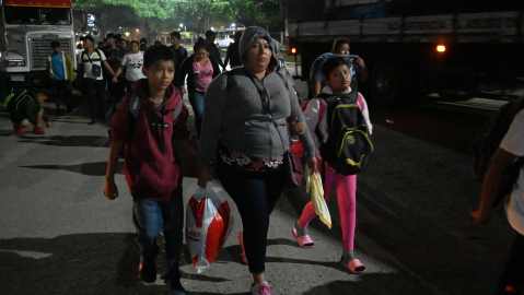 HONDURAS-MIGRANTS-CARAVAN