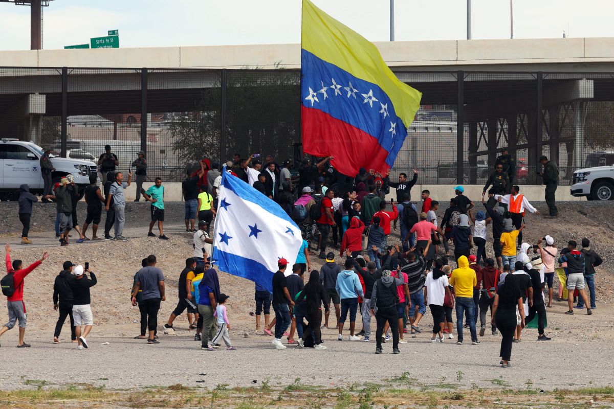 Migrantes venezolanos Patrulla Fronteriza Frontera México Estados Unidos