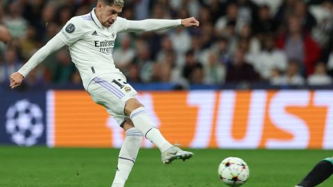 Federico Valverde anotó un gol en el partido ante el Celtic.