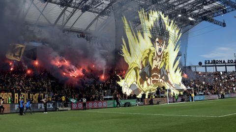 El tifo de LAFC generó miles de reacciones en redes sociales.