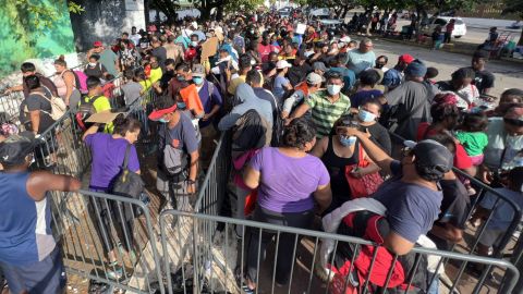 Frontera sur México Migrantes