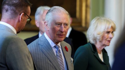 El Rey Carlos III en su visita a York.