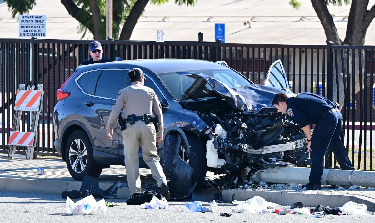 El sheriff del condado de Los Ángeles dijo que el conductor sacó 0.0 en la prueba de alcoholemia. 