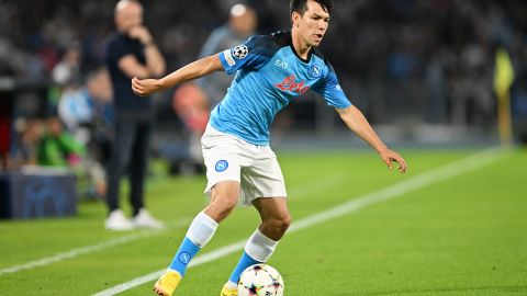 Chucky Lozano entró como titular en la victoria del Napoli ante el Atalanta