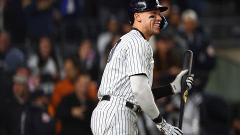 Aaron Judge durante la Serie de Campeonato ante Houston Astros.