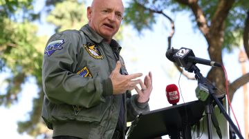 Sen. Mark Kelly Campaigns On Eve Of Midterm Elections In Phoenix