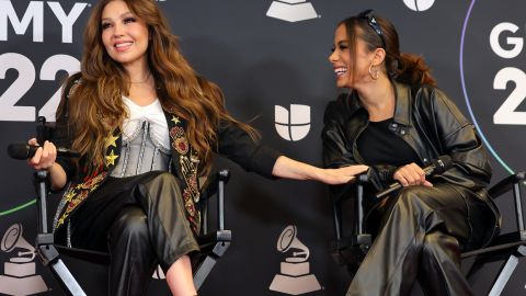 Las cantantes Thalía y Anitta se han mostrado entusiasmadas por trabajar juntas.