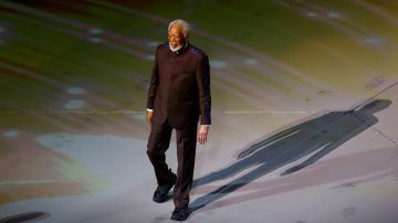 El actor Morgan Freeman realizó una destacada participación este domingo.