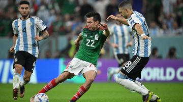 Argentina venció 2-0 a la selección mexicana.