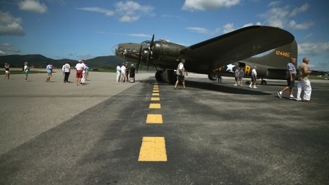 Historic Memphis Belle B-17 Plane Offers Tourists Rides