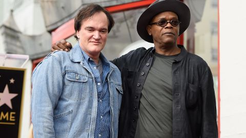 El director Quentin Tarantino y el actor Samuel L. Jackson.