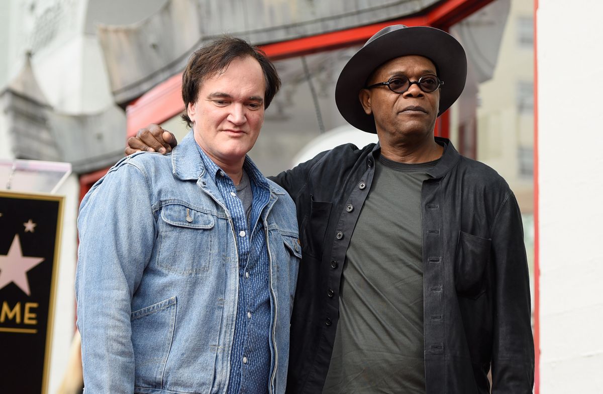 El director Quentin Tarantino y el actor Samuel L. Jackson.