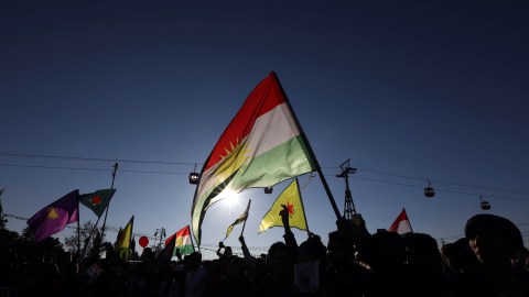 TOPSHOT-IRAQ-TURKEY-SYRIA-CONFLICT-KURDS