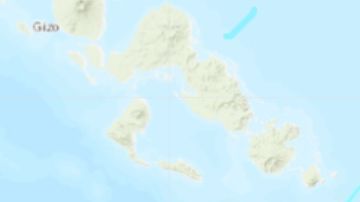 Un terremoto sacudió el martes las aguas de las Islas Salomón.