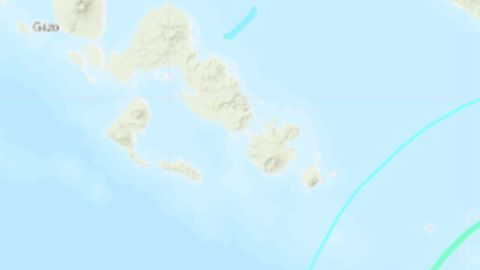 Un terremoto sacudió el martes las aguas de las Islas Salomón.
