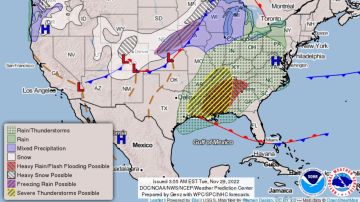 NOAA reportó al menos 17 tornados, principalmente en Mississippi y Louisiana.