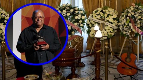 Pablo Milanés es velado en el salón Cervantes de la Casa de América.