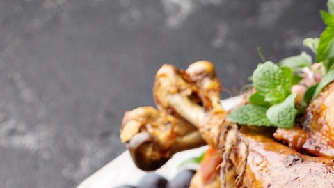 Pavo frito