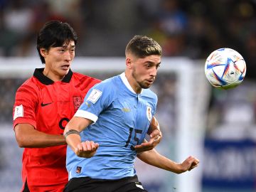 Uruguay y Corea del Sur empataron durante su debut en el Mundial