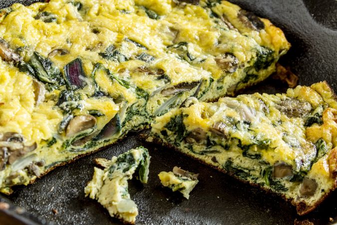 huevos con espinacas