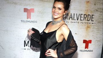 Isabella Castillo en la alfombra y premier en Los Angeles de la telenovela "Malverde: El Santo Patrón".