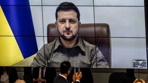 Ukrainian President Zelensky Addresses Bundestag Via Video