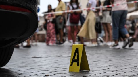 Al lugar llegó la policía de Carabinieri.