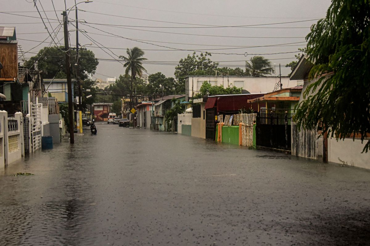 Una zona inundada en Caguas, Puerto Rico, como resultado del paso del huracán Fiona en septiembre pasado.