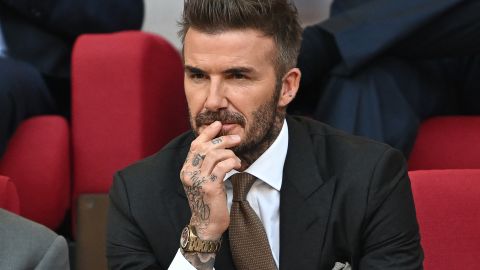 Beckham acompañó al seleccionado inglés durante gran parte del torneo.