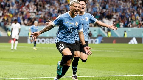Arrascaeta salvó a la celeste de la eliminación en fase de grupos.