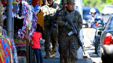 Pandilleros El Salvador militares