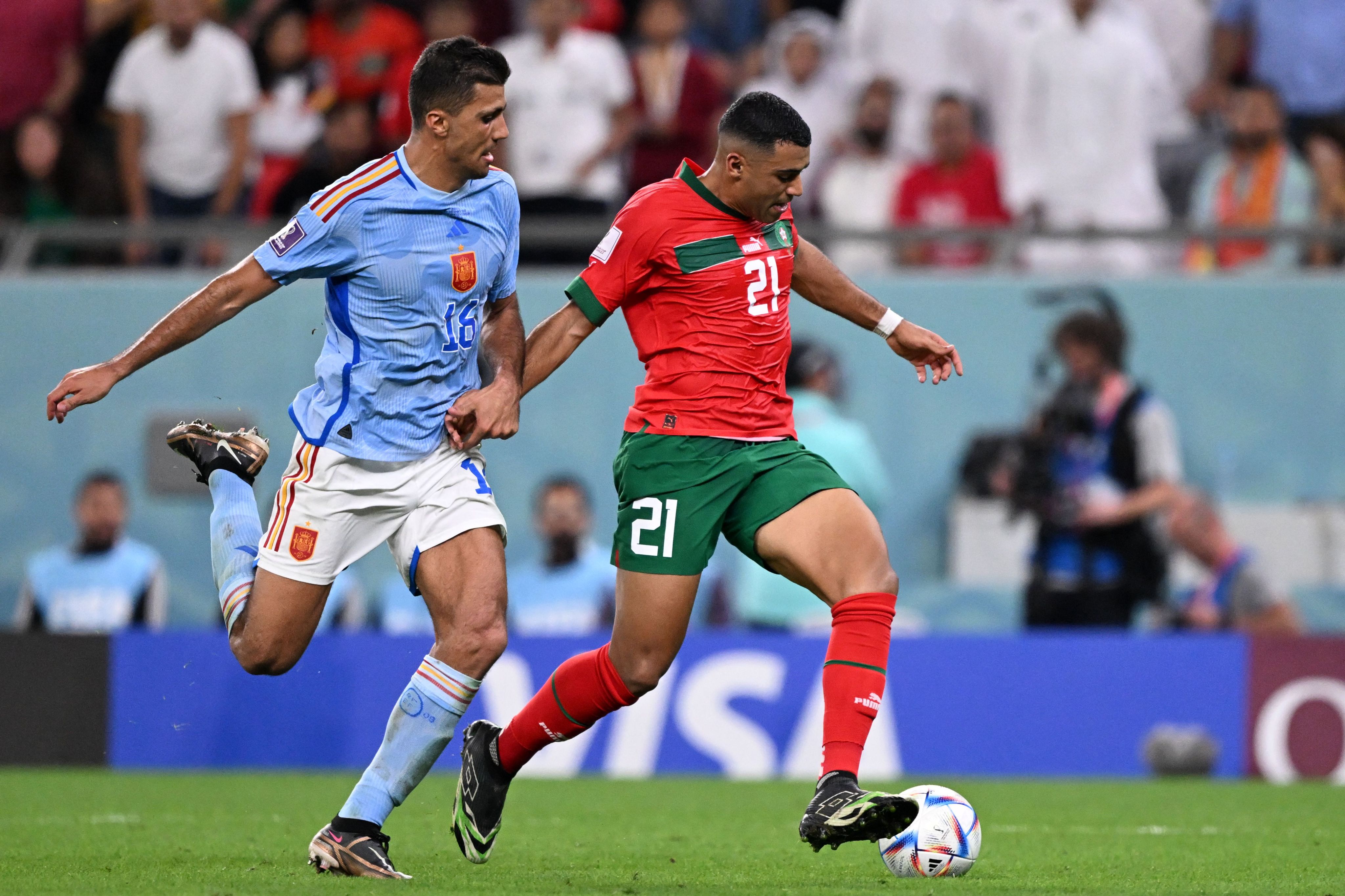 Quién es Walid Cheddira? El marroquí que estuvo en la eliminación a España  de Qatar 2022 y que jugaba en la cuarta división del fútbol italiano - El  Diario NY, image size:4096x2730