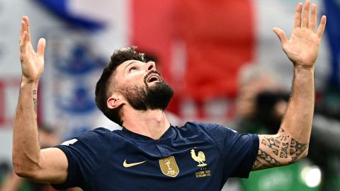 Olivier Giroud fue nombrado mejor jugador del partido.