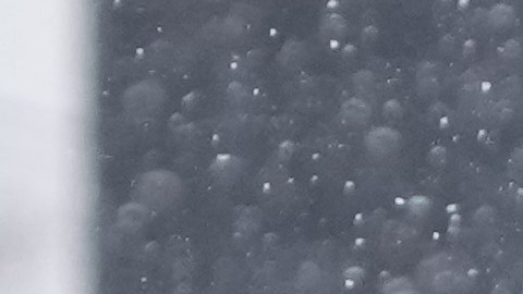 Efectos de la tormenta de nieve en Orem, Utah, este martes.