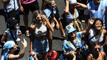 Los festejos de las fanáticas argentinas han causado revuelo en las redes sociales.