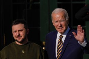 Volodymyr Zelensky llega a Washington para reunirse con Joe Biden