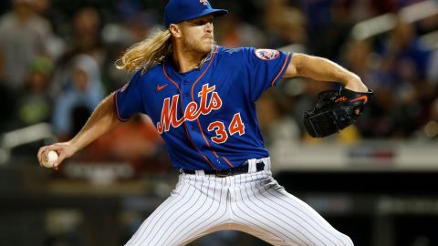 Noah Syndergaard jugó por siete temporadas en los New York Mets