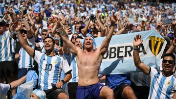 Los hinchas argentinos han sido mayoria en cada partido
