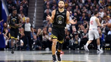 Stephen Curry durante un encuentro de Golden State Warriors ante Los Angeles Clippers.