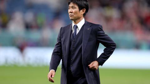 Hajime Moriyasu llevó a la selección de Japón hasta los octavos de final del Mundial de Qatar 2022.