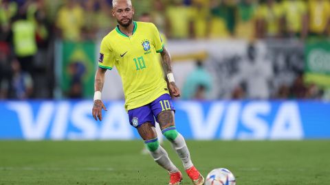 Neymar buscará su tercer gol en la Copa del Mundo Qatar 2022.