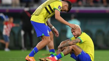 Neymar se vio bastante afectado con la derrota, más que muchos de sus compañeros.