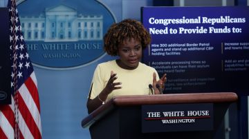 Secretary Karine Jean-Pierre Holds Monday's White House Press Briefing