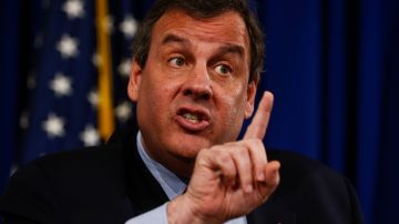 Chris Christie Holds Press Conference On Jobs And The Economy In Trenton