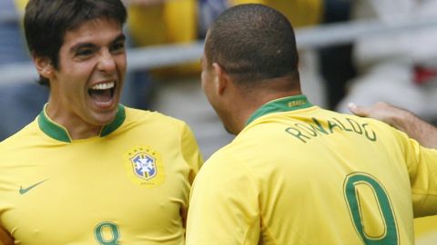 Kaká y Ronaldo Nazario