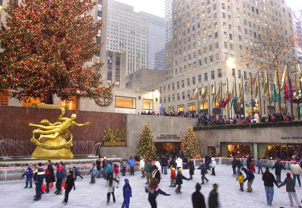 Nueva York figura entre las 10 mejores ciudades para celebrar Navidad.