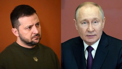 Putin dice que quiere negociar y Zelensky asegura que no renunciarán a su territorio.