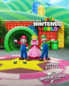 Super Nintendo World: la nueva atracción de Universal Studios Hollywood abrirá el 17 Febrero 2023