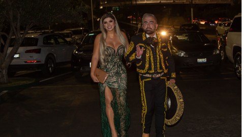 Mariana González y Vicente Fernández Jr.